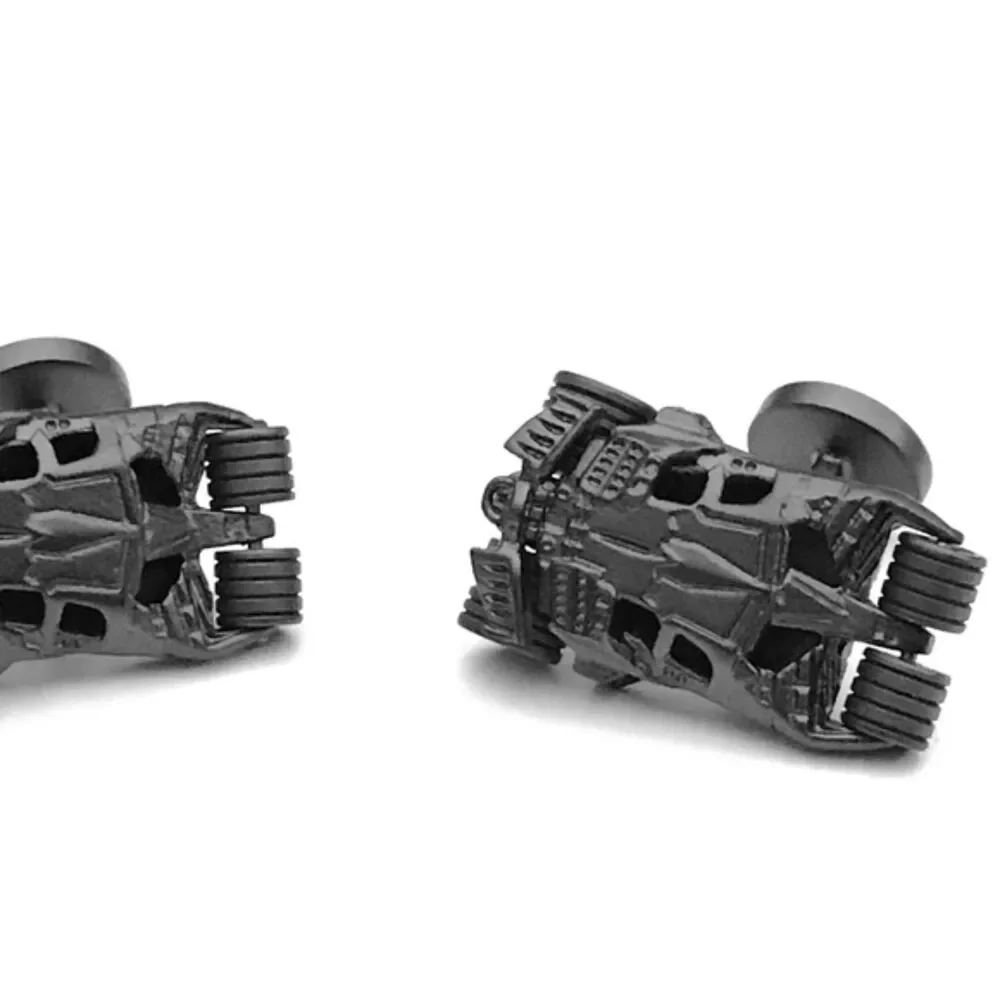Batman Dark Knight Tumbler 3D Cufflinks — DC Comics Officially Licensed
